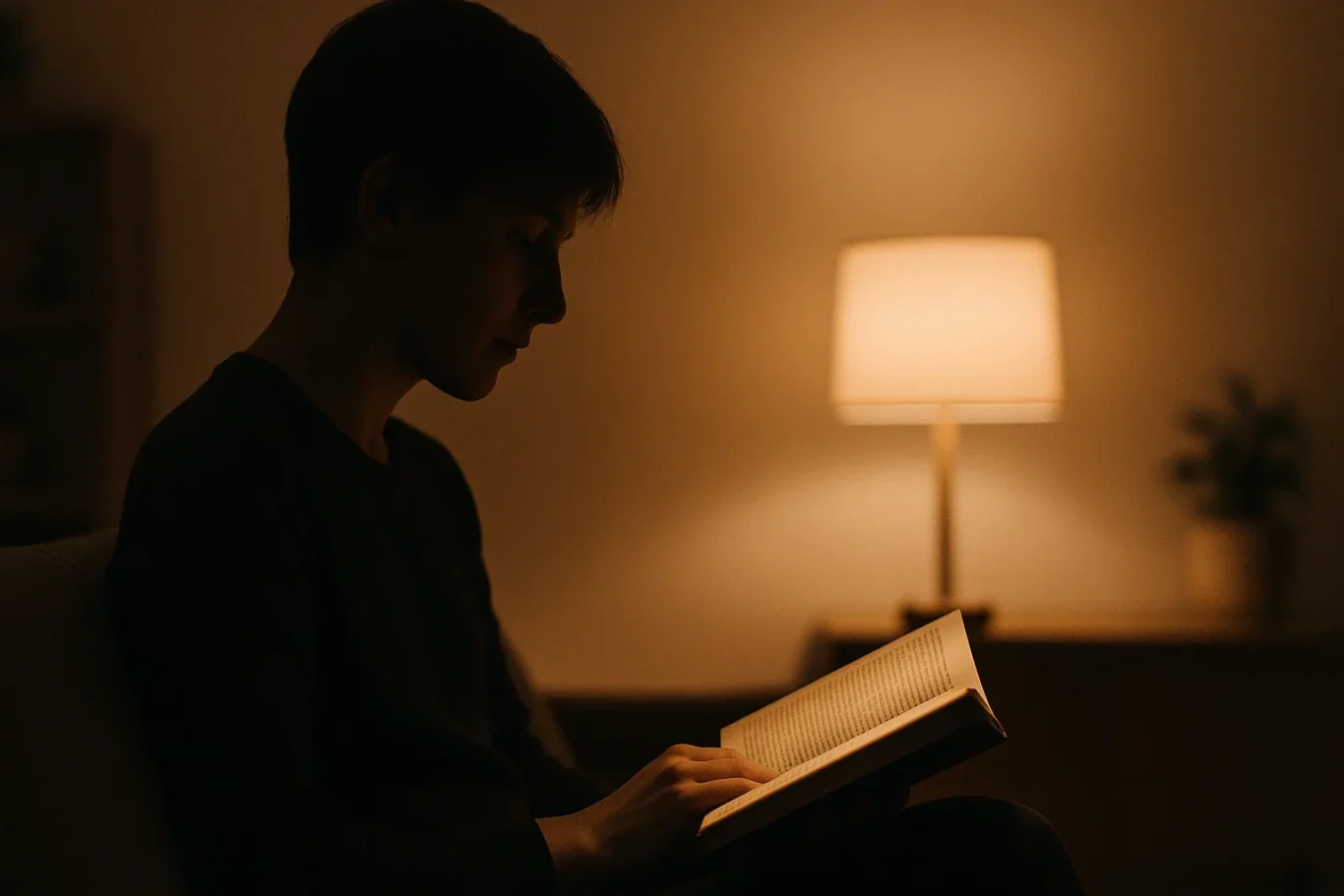 Ist LED-Licht gut für die Augen? – Hero-Bild DELiver-light mit augenfreundlicher Beleuchtung beim Lesen