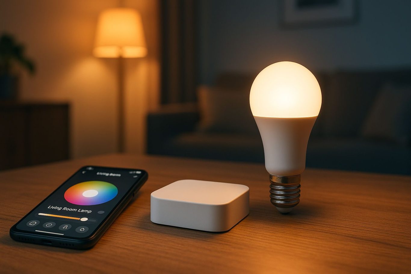 Smart-Home-Set mit Zigbee-Lampe, Bridge und Smartphone-App – erklärt, was man für Zigbee braucht