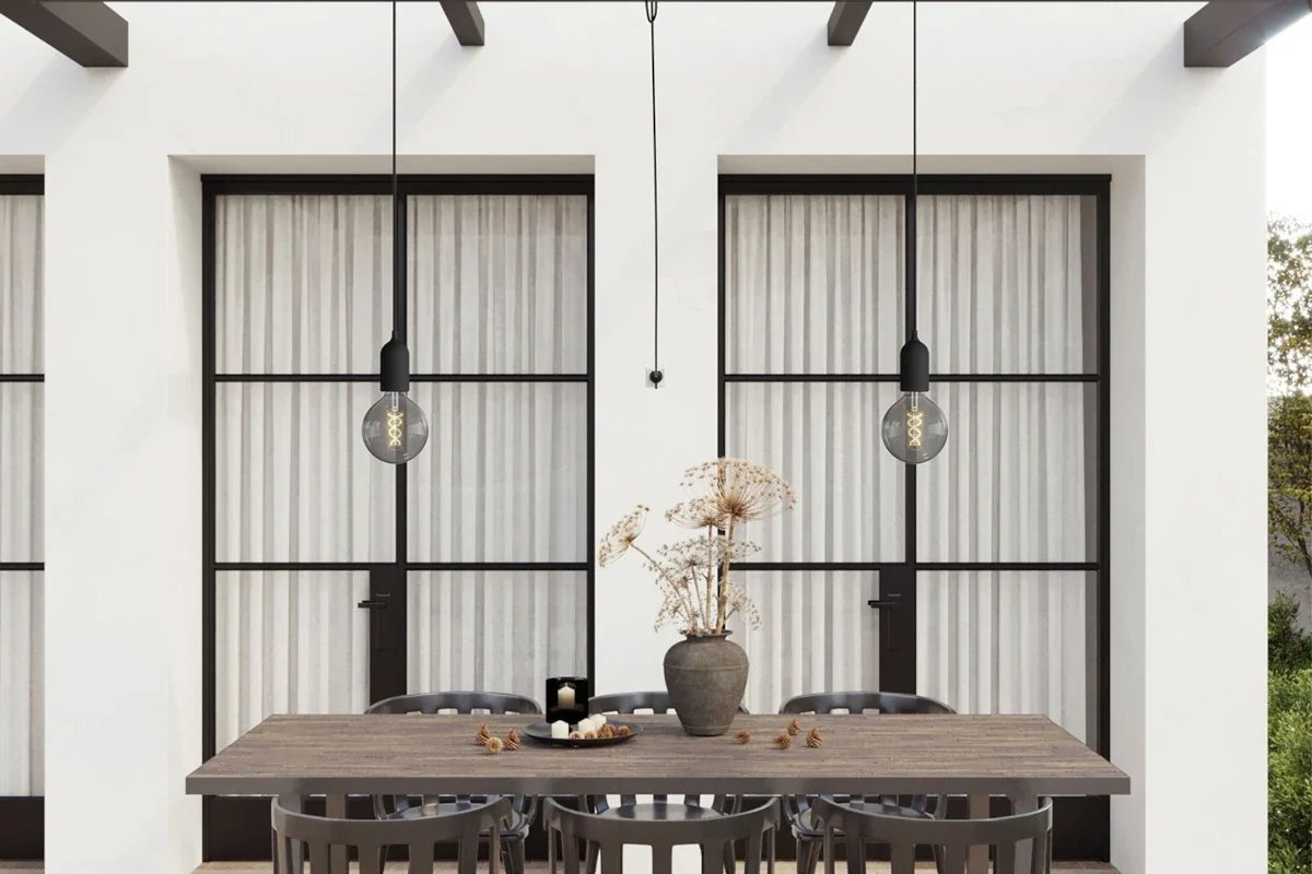 Modulair Outdoor Lichtsystem mit modularen Leuchten für Terrasse und Garten