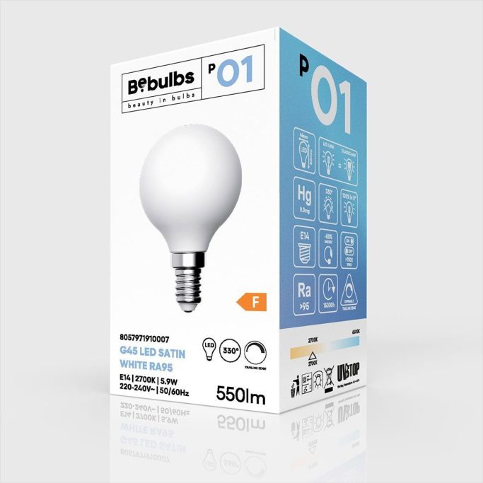 E14 LED Leuchtmittel in Porzellan Optik
