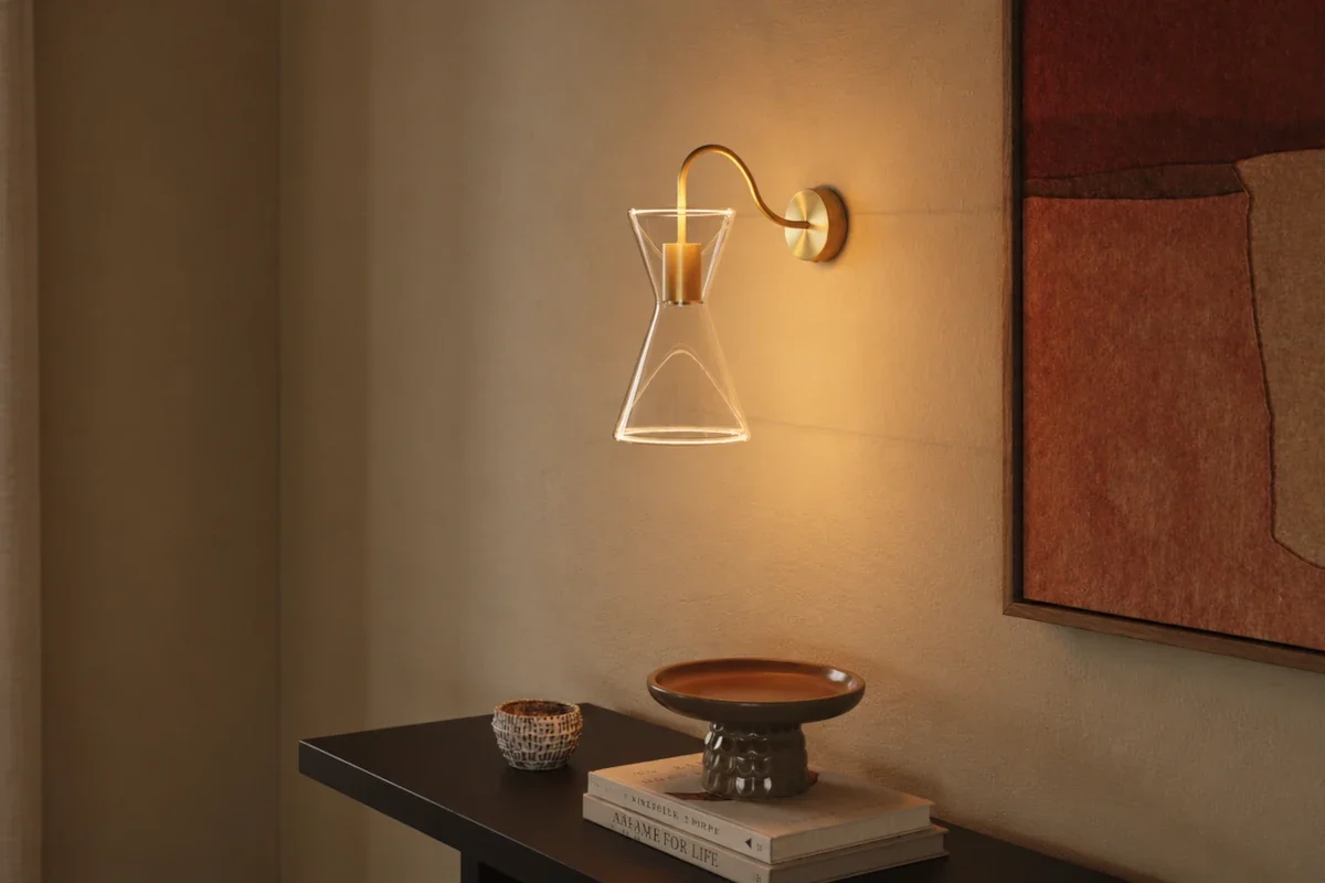 Ghost Line G08 als Designleuchte Ghost Line G08 LED Doppelkegel als offene Wandleuchte
