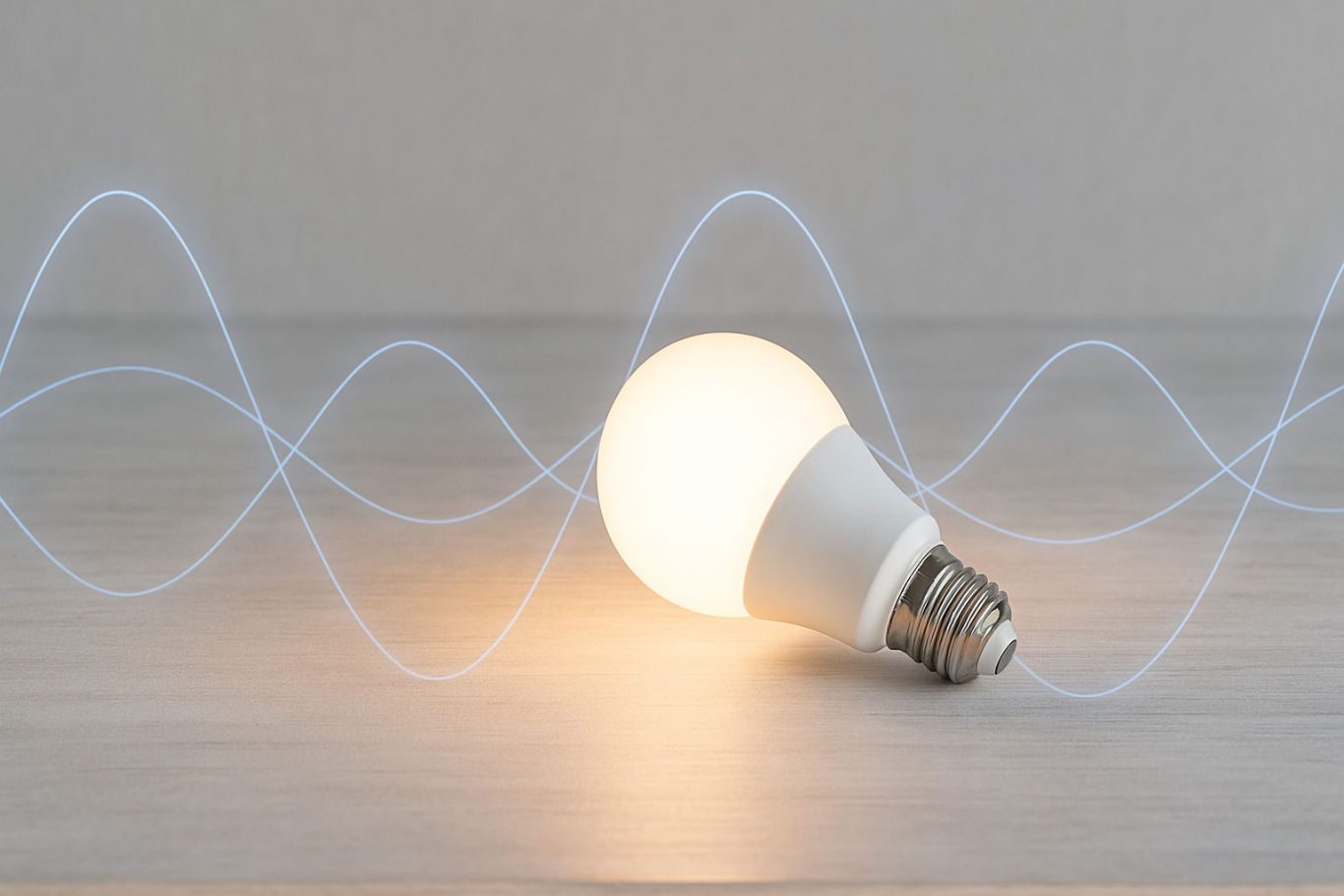 LED-Leuchtmittel mit sinusförmiger Lichtwelle – erklärt anschaulich, was AC bei LED-Lampen bedeutet