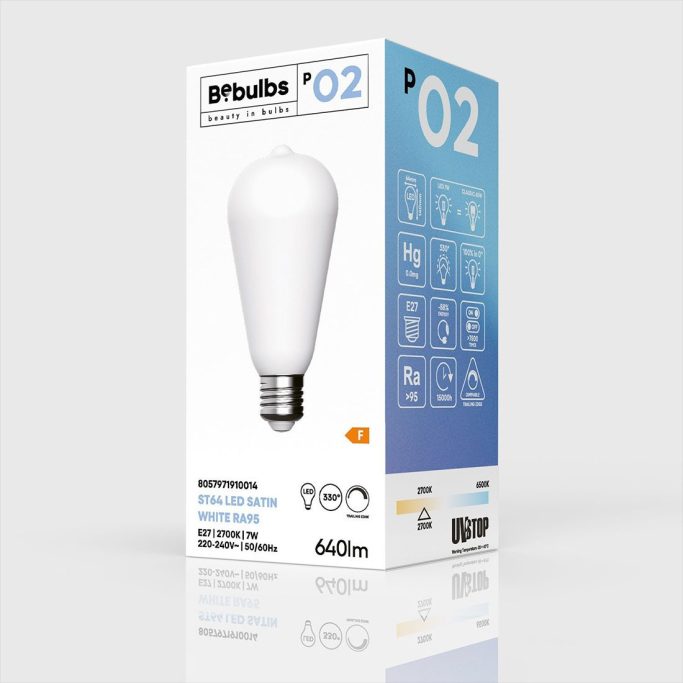 E27 LED Leuchtmittel in Porzellan Optik E27 LED Leuchtmittel in Porzellan Optik
