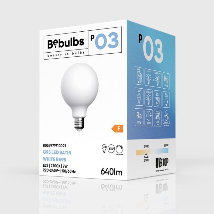E27 LED Leuchtmittel in Porzellan Optik